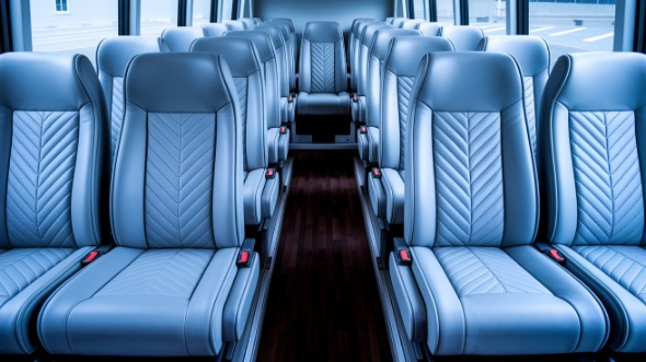 18 passenger minibus interior