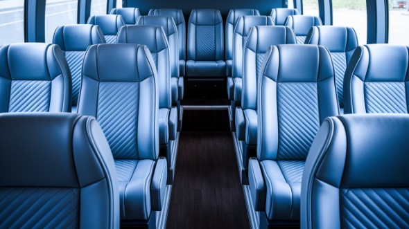 28 passenger minibus interior