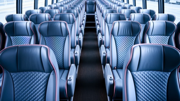 50 passenger charter bus interior