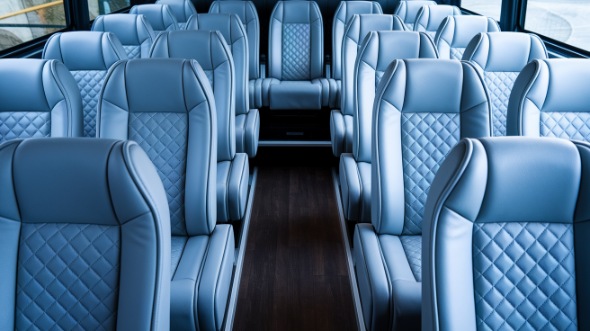 cedar rapids 15 passenger minibus interior