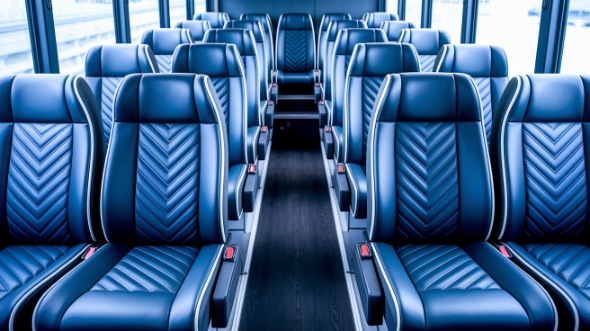 cedar rapids 18 passenger minibus inside