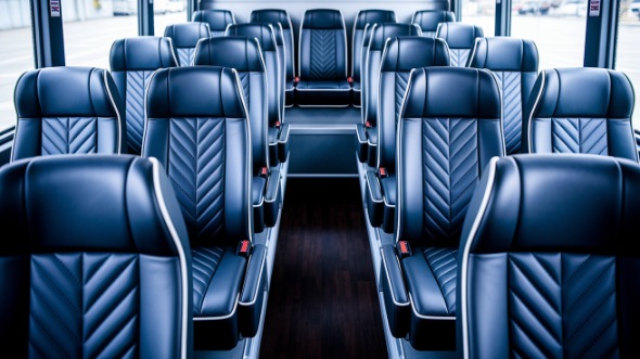 cedar rapids 20 passenger minibus inside