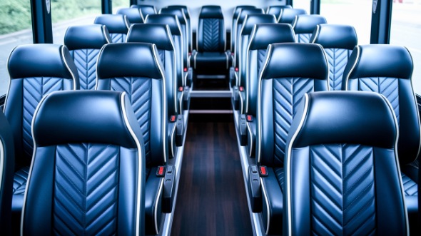 cedar rapids 25 passenger minibus inside