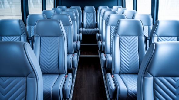 cedar rapids 30 passenger minibus inside