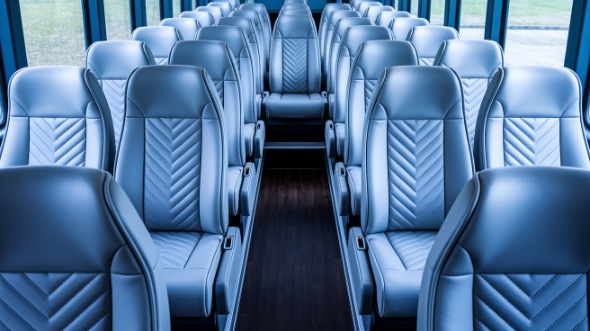 cedar rapids 35 passenger minibus interior