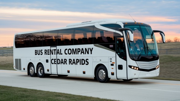cedar rapids charter bus
