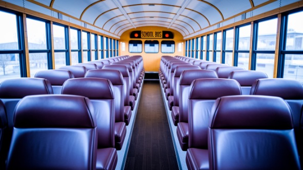 cedar rapids school bus rental inside