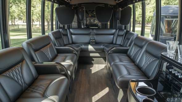 cedar rapids sprinter limo rental interior